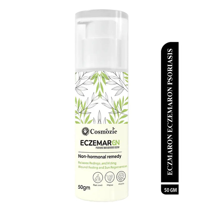 Cosmozie Eczemargn skincare product bottle on a white background