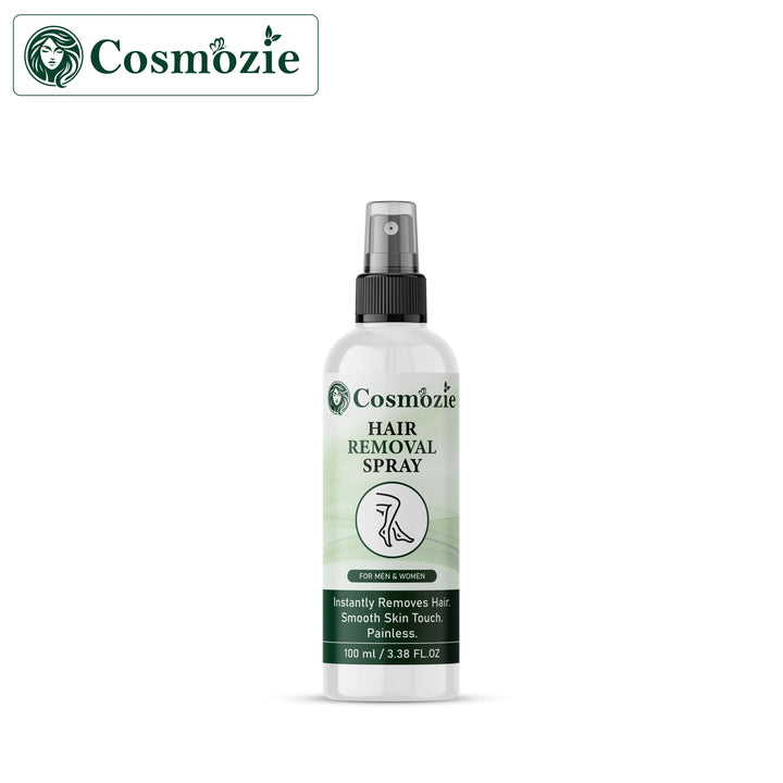Cosmozie Hair Removal Spray Cream | Painless Hair Removal for Sensitive Skin | Smooth & Soft Skin in Minutes Cosmozie